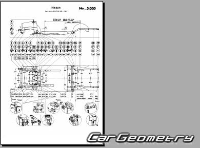 Nissan Pulsar & Sunny AD Van (VB11) 19821990 (RH Japanese market) Body dimensions