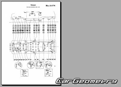 Nissan Safari (Y60) 1987-1997 (RH Japanese market) Body dimensions