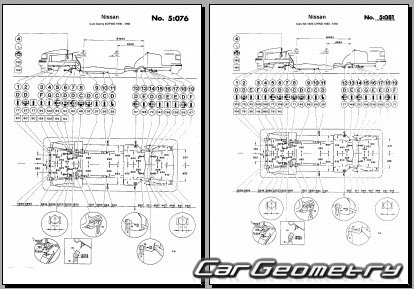 Nissan Sunny & NX-Coupe (B13) 1990-1993 (RH Japanese market) Body dimensions