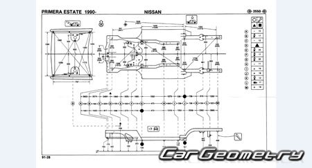 Nissan Primera Wagon (W10) 19901996 Body Repair Manual