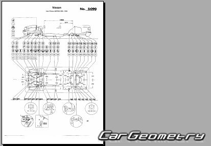 Nissan Presea (R10) 1990-1994 (RH Japanese market) Body dimensions