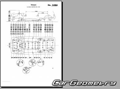 Nissan March (K11) 1992-2002 (RH Japanese market) Body dimensions