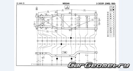 Nissan Mistral (R20) 19941999 (RH Japanese market) Body dimensions