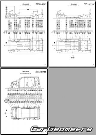 Mitsubishi eK-Wagon (H81W) 20012006 (RH Japanese market) Body dimensions