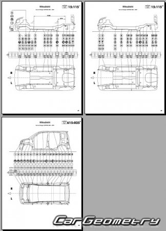 Mitsubishi eK-Wagon (H81W) 20012006 (RH Japanese market) Body dimensions