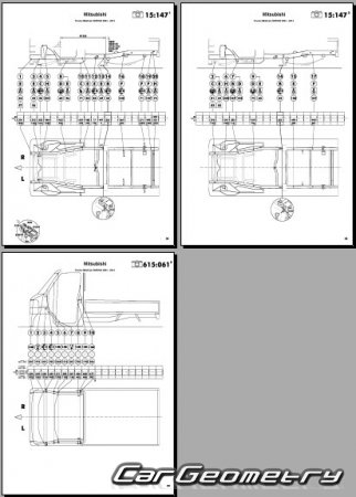 Mitsubishi Minicab Truck 1999-2014 (RH Japanese market) Body dimensions