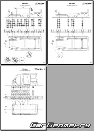 Mitsubishi Minicab & Town Box 1999-2014 (RH Japanese market) Body dimensions