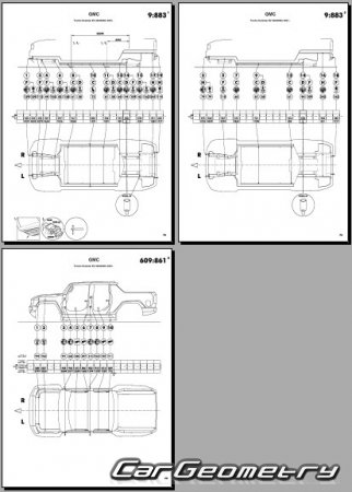 GMC Hummer EV 2022-2027 Body dimensions