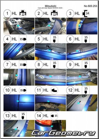 Mitsubishi eK Space & eK-X Space 2020-2026 (RH Japanese market) Body dimensions