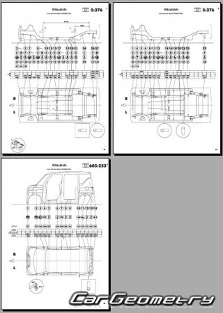 Mitsubishi eK Space & eK-X Space 2020-2026 (RH Japanese market) Body dimensions