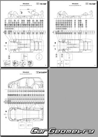 Mitsubishi Lancer Cargo (Y12) 2008-2017 (RH Japanese market) Body dimensions