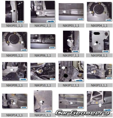 Nissan Cedric & Gloria (Y33) 1995-1999 (RH Japanese market) Body dimensions