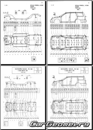 Nissan Primera Wagon (W10) 19901996 Body Repair Manual