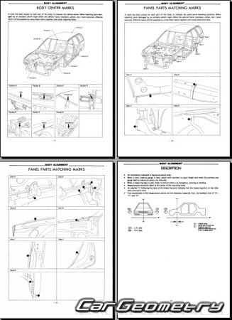 Nissan Primera Wagon (W10) 19901996 Body Repair Manual