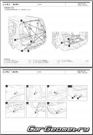 Nissan Otti (H91W) 20052006 (RH Japanese market) Body dimensions