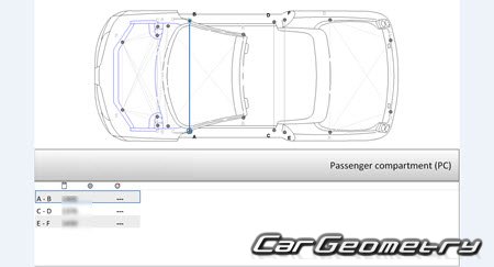 Nissan Micra C+C (K12) 2007-2010 (RH Japanese market) Body dimensions