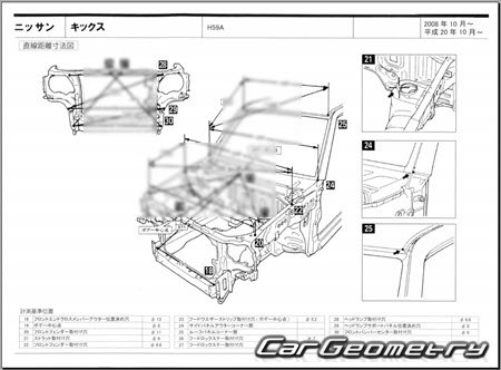 Nissan Kix (H59A) 2008-2012 (RH Japanese market) Body dimensions