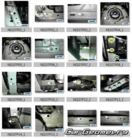 Nissan Cefiro (A33) 1998-2003 (RH Japanese market) Body dimensions