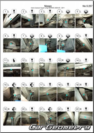 Nissan Caravan (E25) 2001-2012 (RH Japanese market) Body dimensions