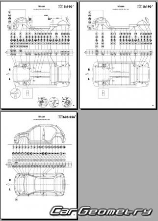 Nissan March (K12) 2002-2010 (RH Japanese market) Body dimensions