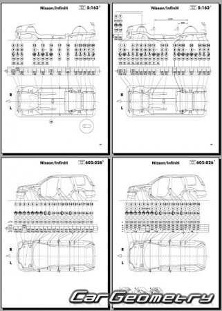 Nissan X-Trail (T30) 2000-2007 (RH Japanese market) Body dimensions