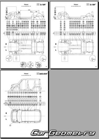 Nissan Cube (Z11) 2002-2008 (RH Japanese market) Body dimensions