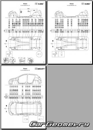 Nissan Tiida (C11) 2004-2012 (RH Japanese market) Body dimensions