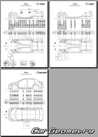 Nissan Tiida Latio (C11) 2004-2012 (RH Japanese market) Body dimensions