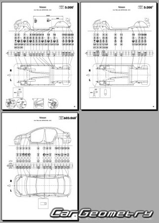 Nissan Tiida Latio (C11) 2004-2012 (RH Japanese market) Body dimensions