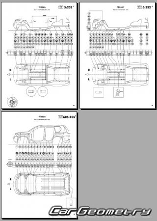 Nissan X-Trail (T31) 20072015 (RH Japanese market) Body dimensions