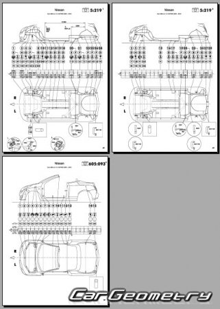 Nissan Micra C+C (K12) 2007-2010 (RH Japanese market) Body dimensions