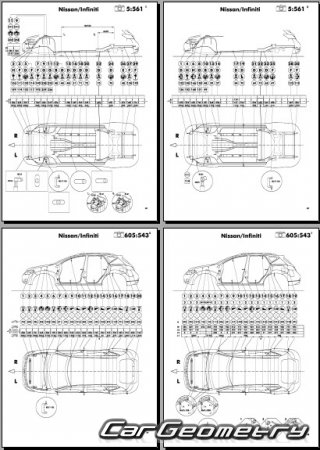 Nissan Murano (Z51) 20082015 (RH Japanese market) Body dimensions