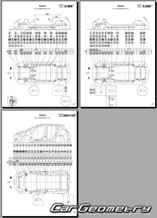 Nissan Leaf (ZE0) 2010-2017 (RH Japanese market) Body dimensions