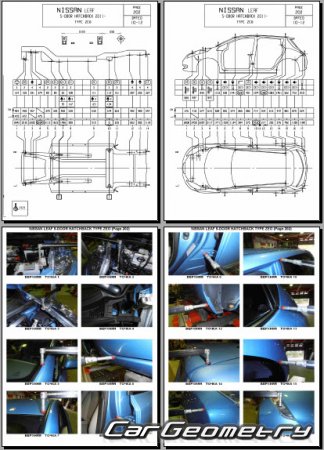 Nissan Leaf (ZE0) 2010-2017 (RH Japanese market) Body dimensions