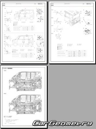 Nissan Roox & Roox Highway Star (B4# Series) 2020-2026 (RH Japanese market) Body dimensions