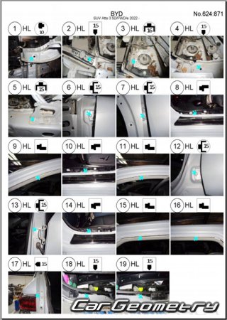    BYD Atto 3 & Yuan Plus 2022-2027 Body dimensions