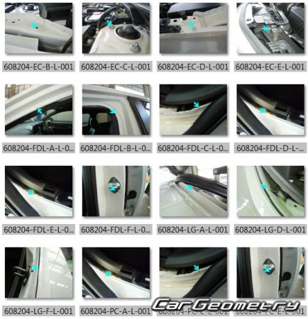 Honda Civic Type R (FL5) 2022-2027 (RH Japanese market) Body dimensions