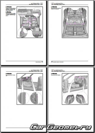 Audi A5 Quattro (8T) Cabrio 2009-2015 Body Repair Manuals