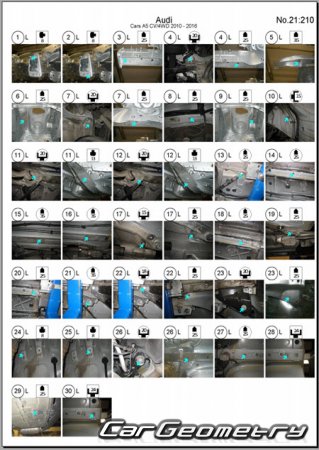 Audi A5 Quattro (8T) Cabrio 2009-2015 Body Repair Manuals