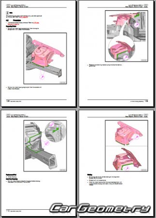 Audi A5 Quattro (8T) Cabrio 2009-2015 Body Repair Manuals