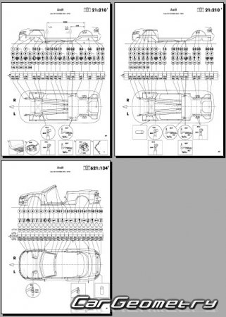 Audi A5 Quattro (8T) Cabrio 2009-2015 Body Repair Manuals