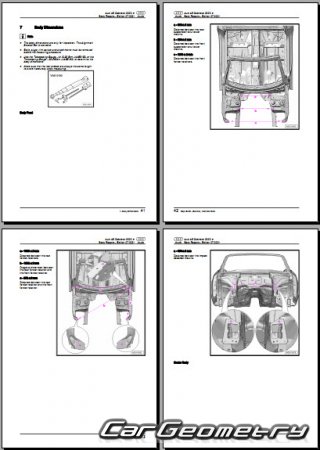 Audi A5 Quattro (8T) Cabrio 2009-2015 Body Repair Manuals