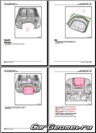 Audi A5 Quattro (8T) Cabrio 2009-2015 Body Repair Manuals