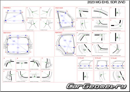   MG EHS & HS 2019-2025 Body Repair Manual