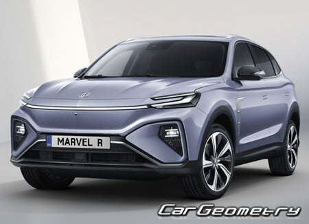 Кузовные размеры MG Marvel R 2021-2028, Размеры кузова МГ Марвел Р с 2021 Кузовные размеры MG Marvel R 2021-2028, Размеры кузова МГ Марвел Р с 2021