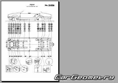 Jaguar XJ6 (XJ40) 19861994 Body dimensions