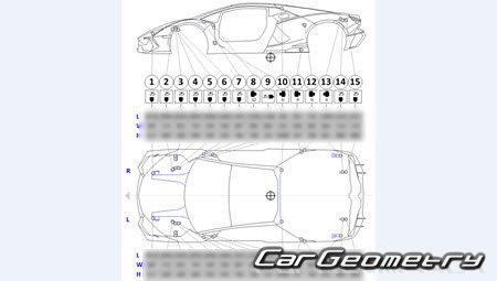 Lamborghini Revuelto (LB744)  2024 Body dimensions