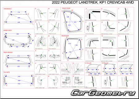   Changan Hunter DC 20202030 Body dimensions
