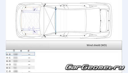 Citroen DS9 (X83) 2021-2024 Body dimensions