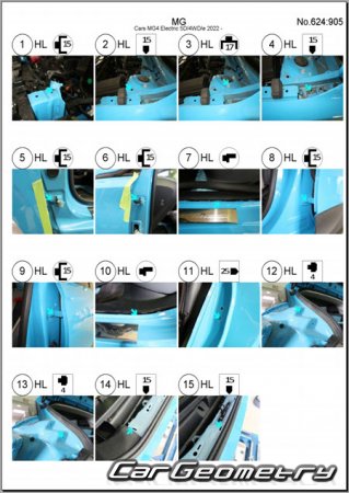   MG4 EV (EH32) 2022-2030 Body Repair Manual